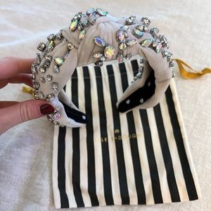 Lele Sadoughi crystal headband
